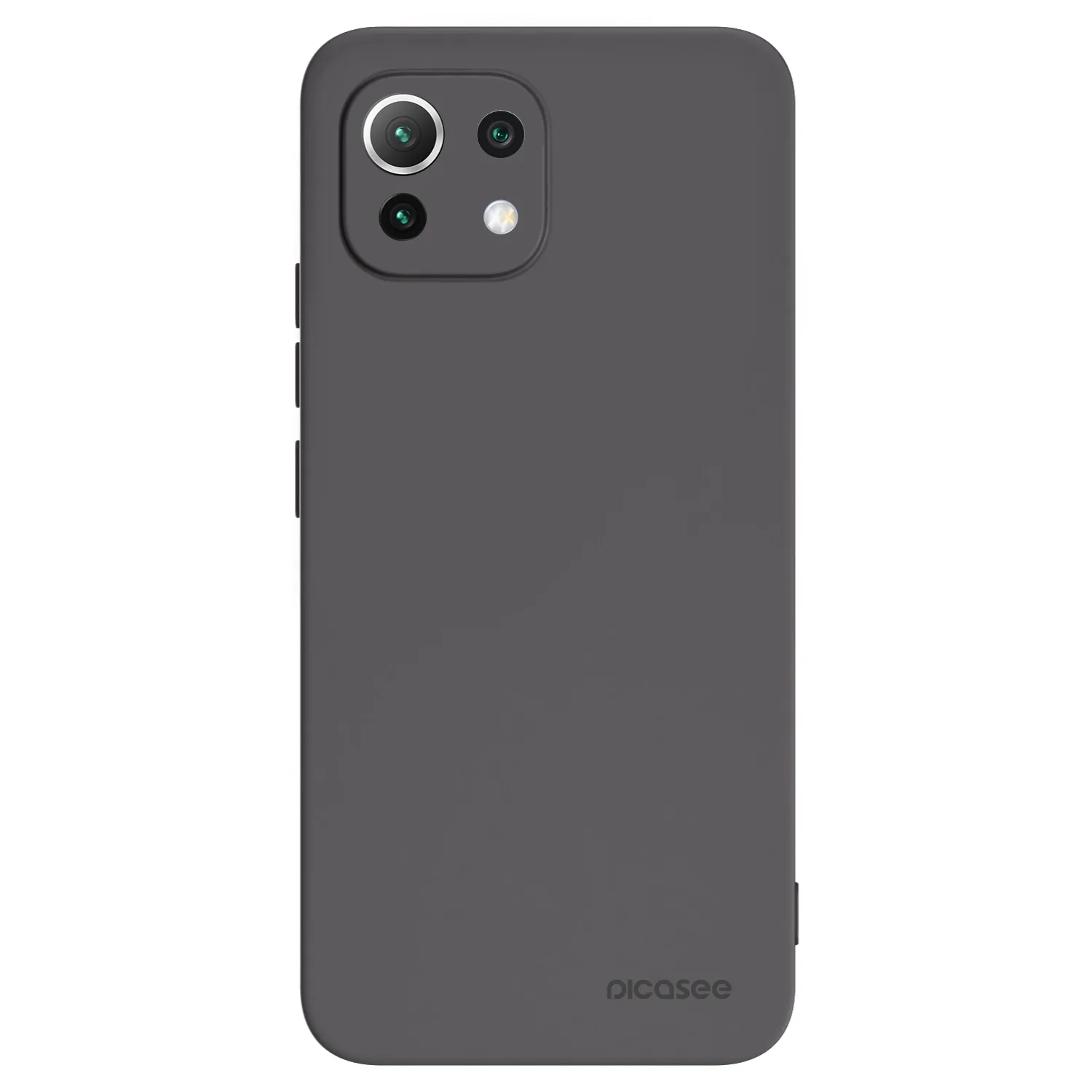 Picasee fekete szilikon tok az alábbi mobiltelefonokra Xiaomi Mi 11 Lite - Clear