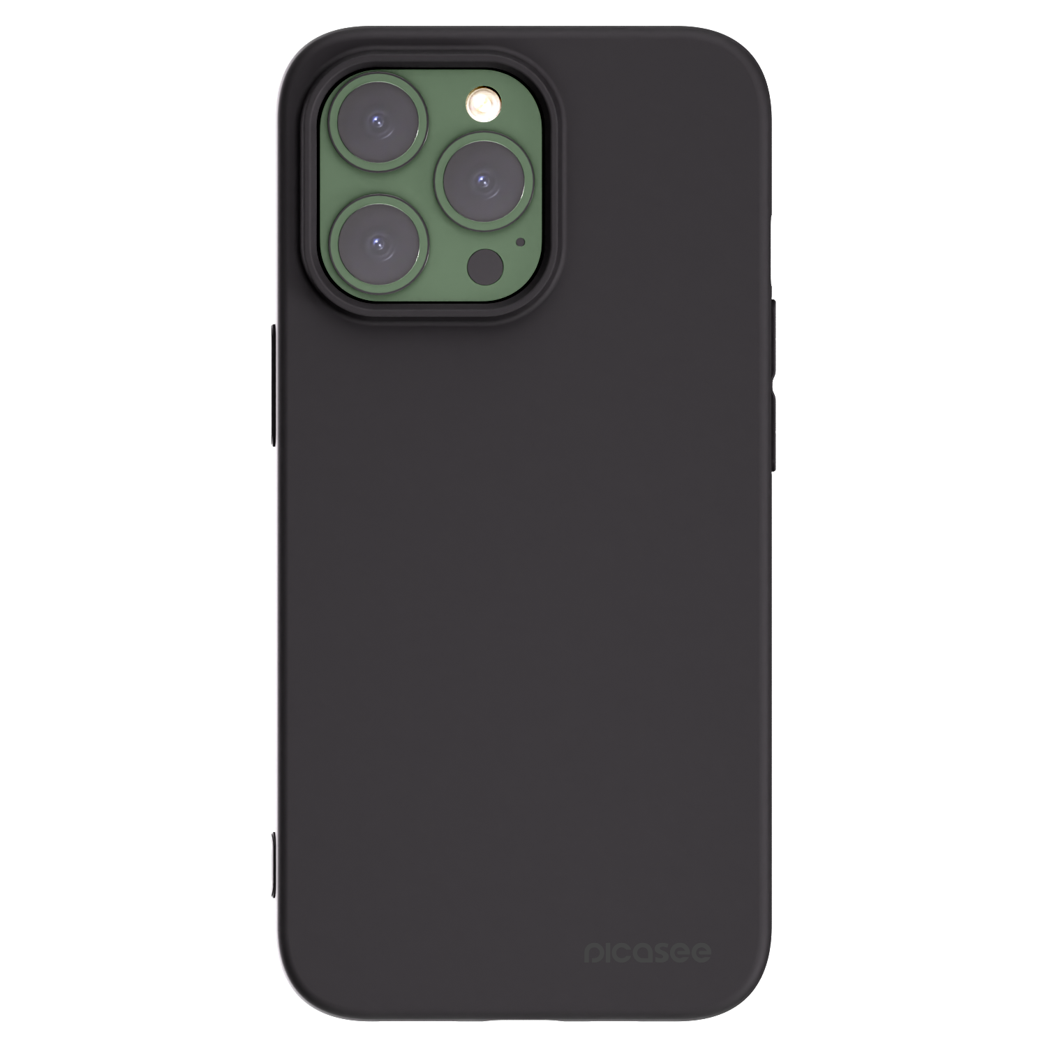 Picasee fekete szilikon tok az alábbi mobiltelefonokra Apple iPhone 13 Pro - Clear