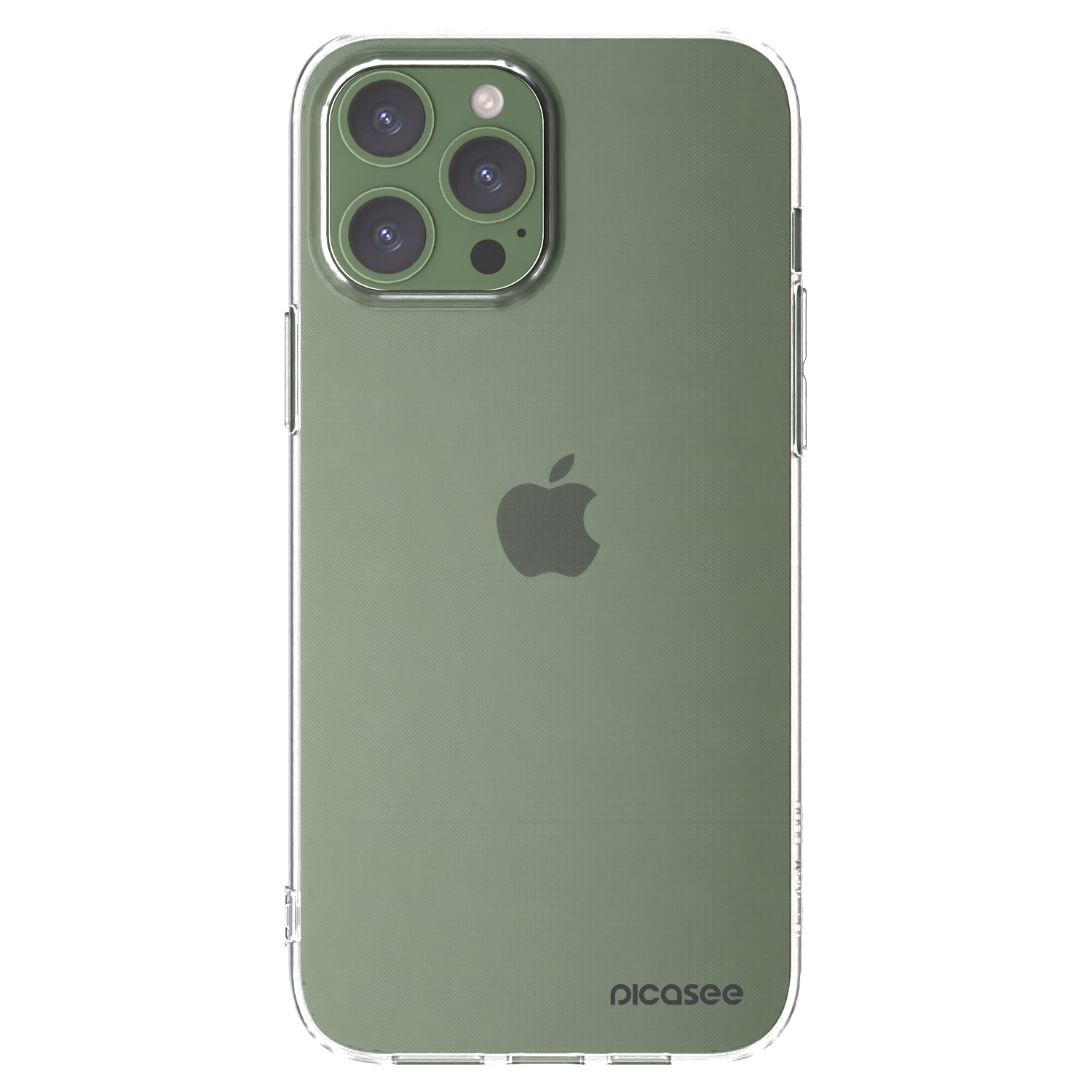 Picasee átlátszó szilikon tok az alábbi mobiltelefonokra Apple iPhone 13 Pro Max - Clear