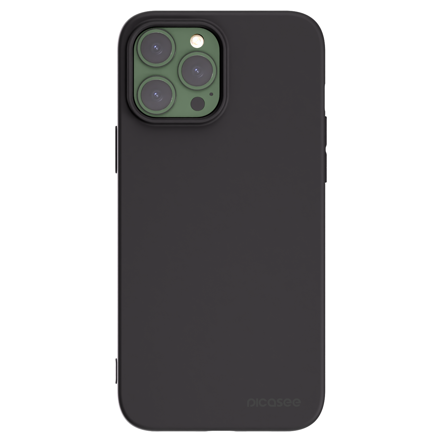 Picasee fekete szilikon tok az alábbi mobiltelefonokra Apple iPhone 13 Pro Max - Clear