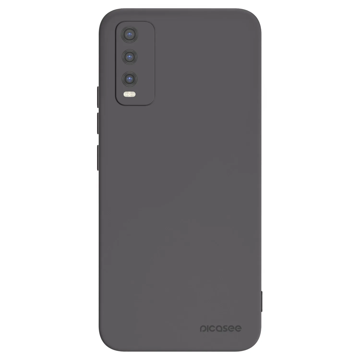 Picasee fekete szilikon tok az alábbi mobiltelefonokra Vivo Y20s - Clear