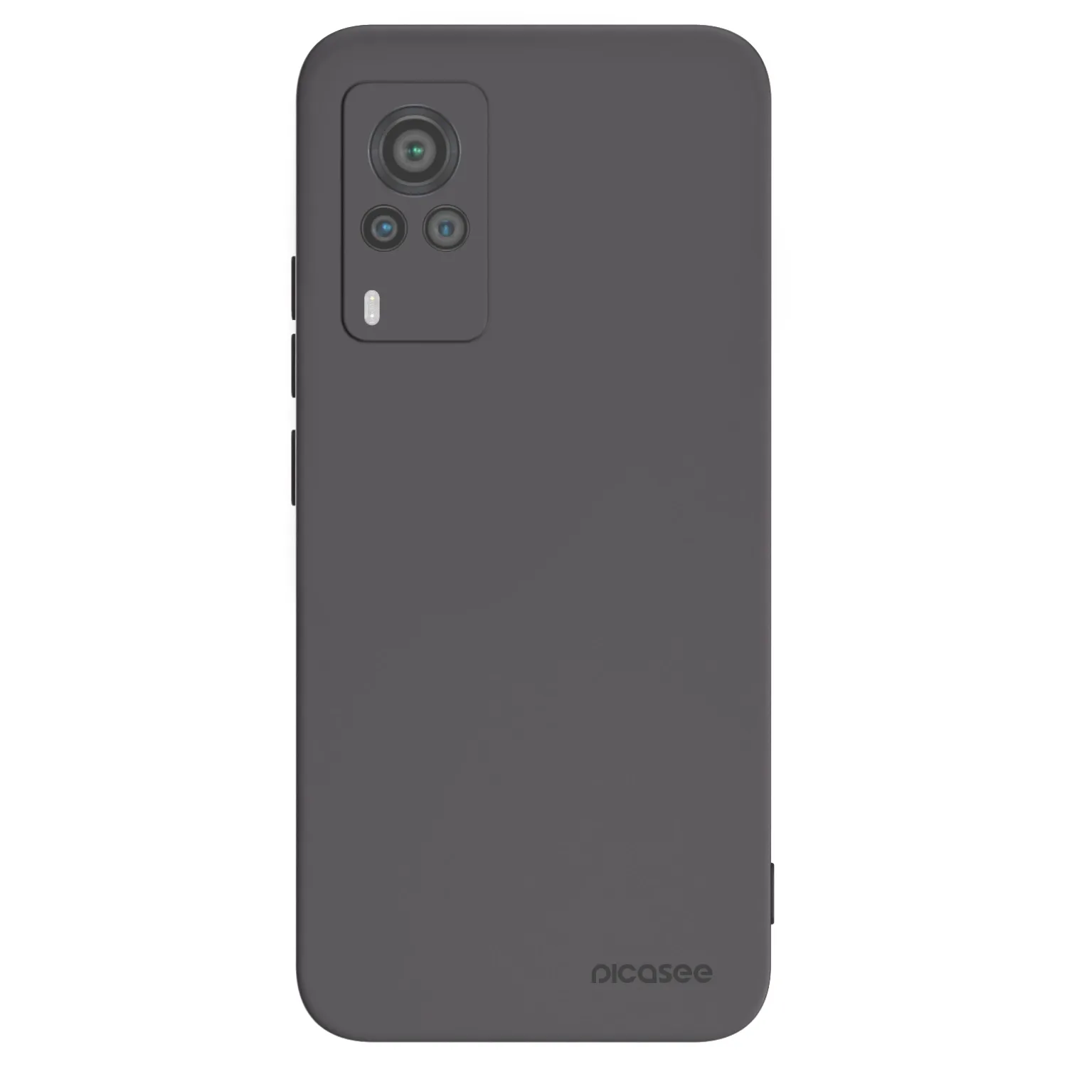 Picasee fekete szilikon tok az alábbi mobiltelefonokra Vivo X60 Pro 5G - Clear