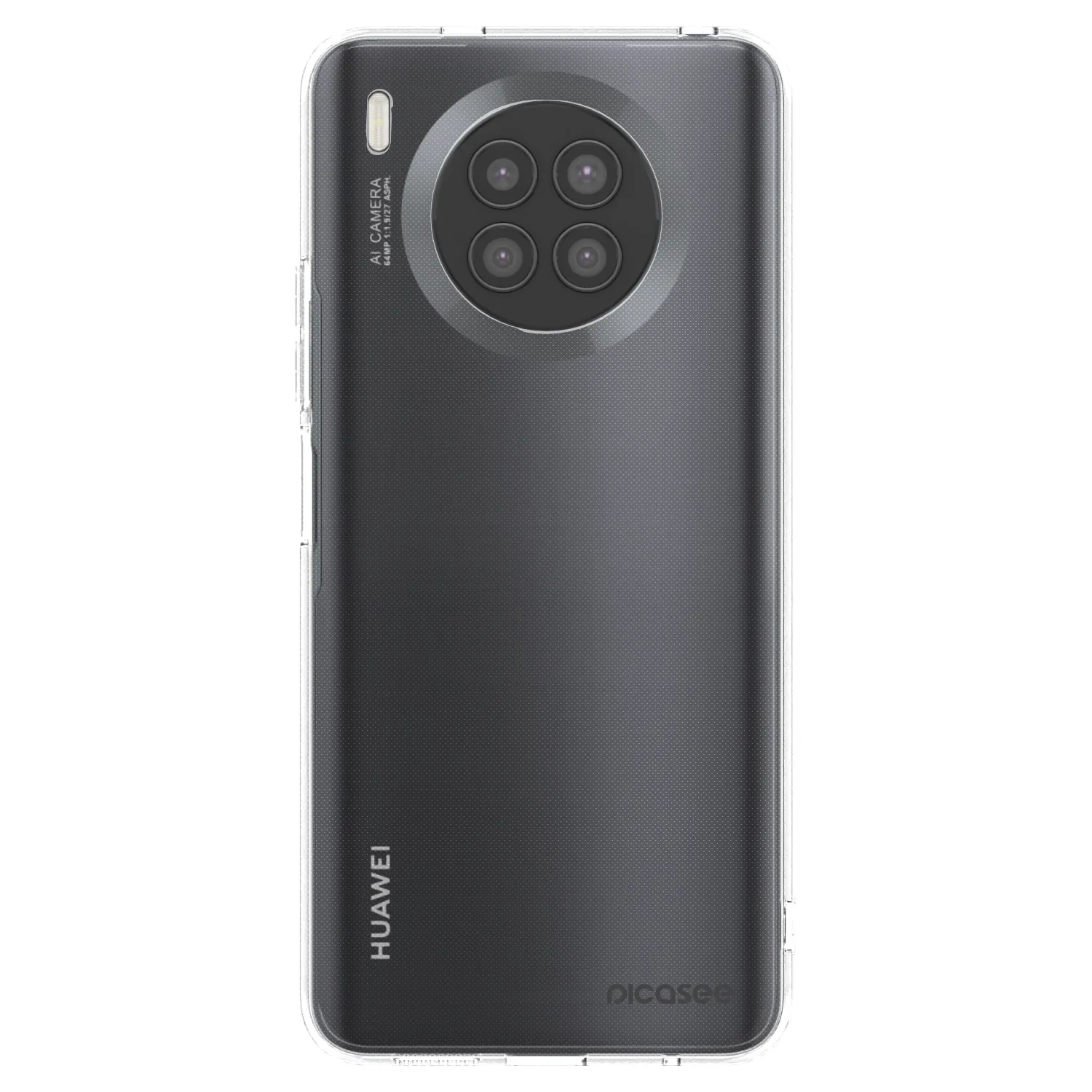 Picasee átlátszó szilikon tok az alábbi mobiltelefonokra Huawei Nova 8i - Clear