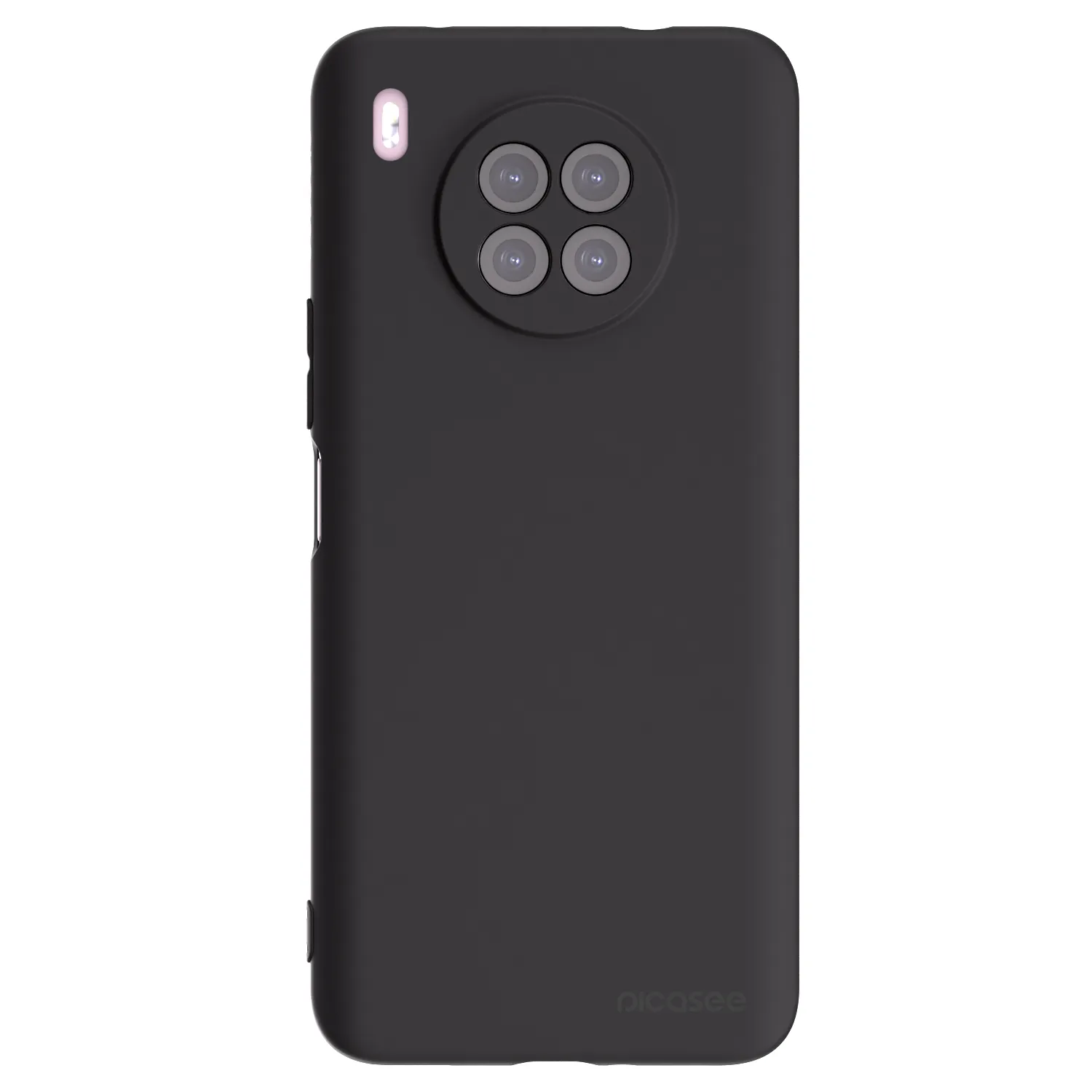 Picasee fekete szilikon tok az alábbi mobiltelefonokra Huawei Nova 8i - Clear
