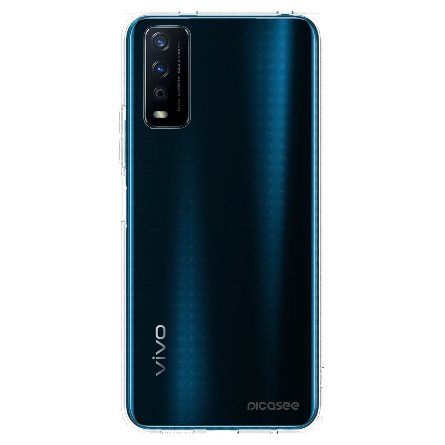 Picasee átlátszó szilikon tok az alábbi mobiltelefonokra Vivo Y11s - Clear