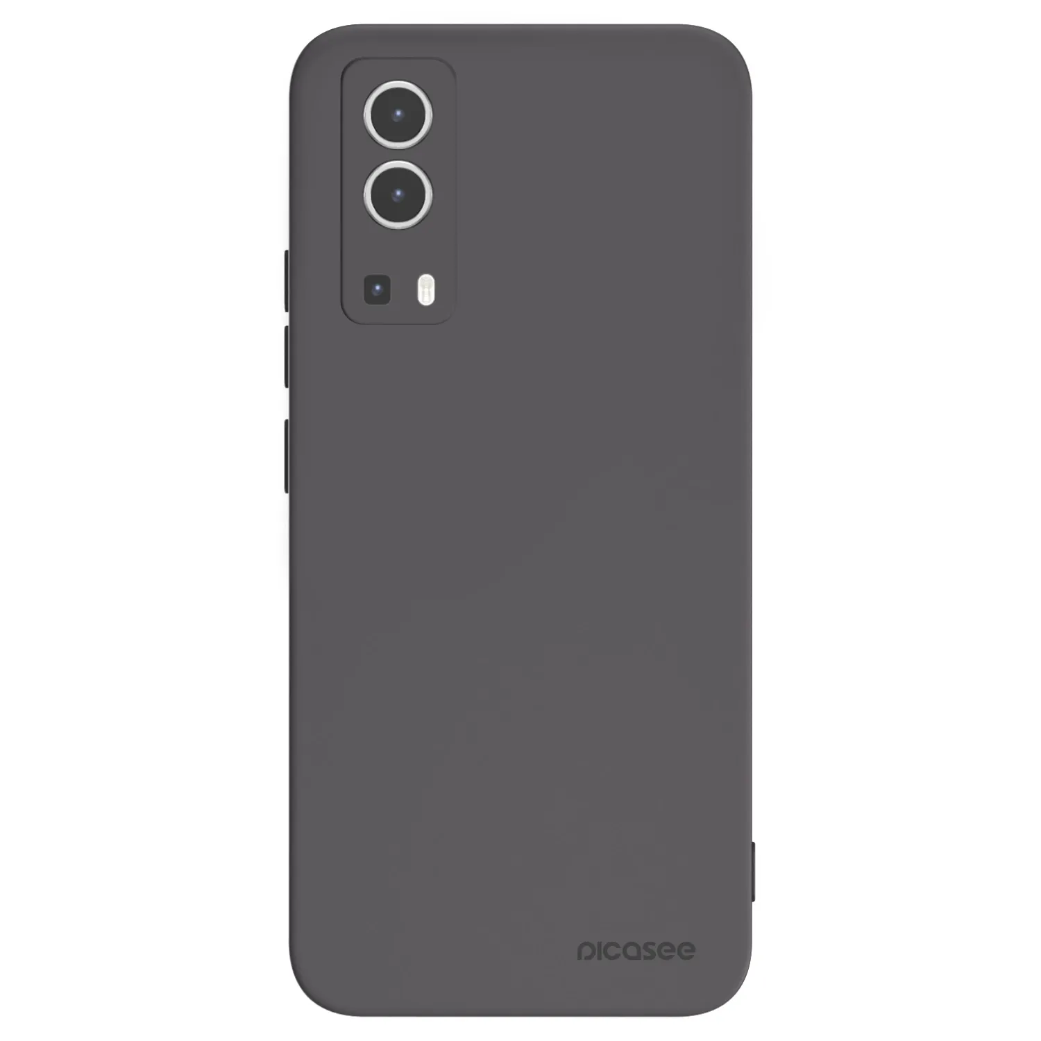Picasee fekete szilikon tok az alábbi mobiltelefonokra Vivo Y72 5G - Clear
