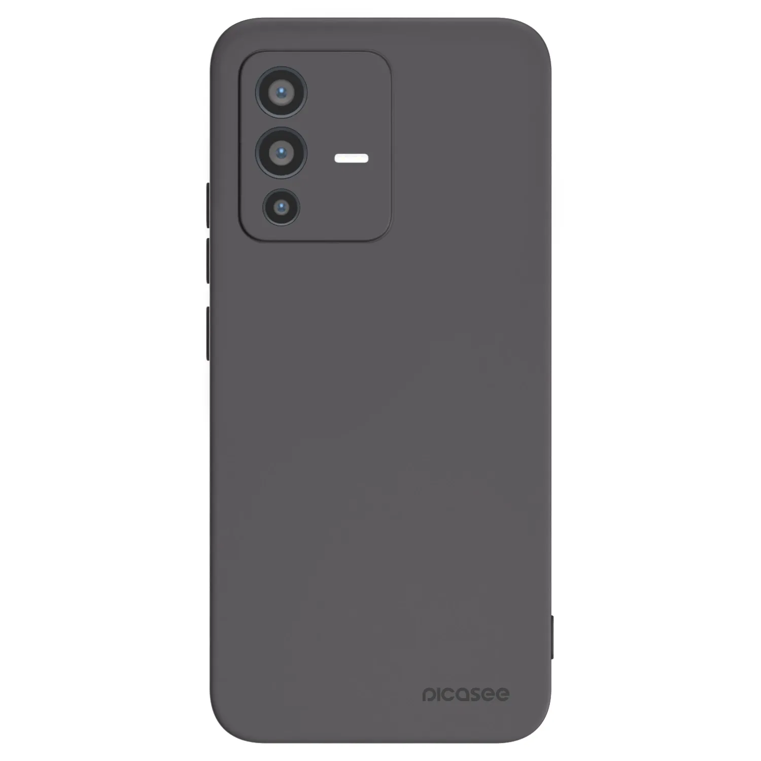 Picasee fekete szilikon tok az alábbi mobiltelefonokra Vivo V23 5G - Clear