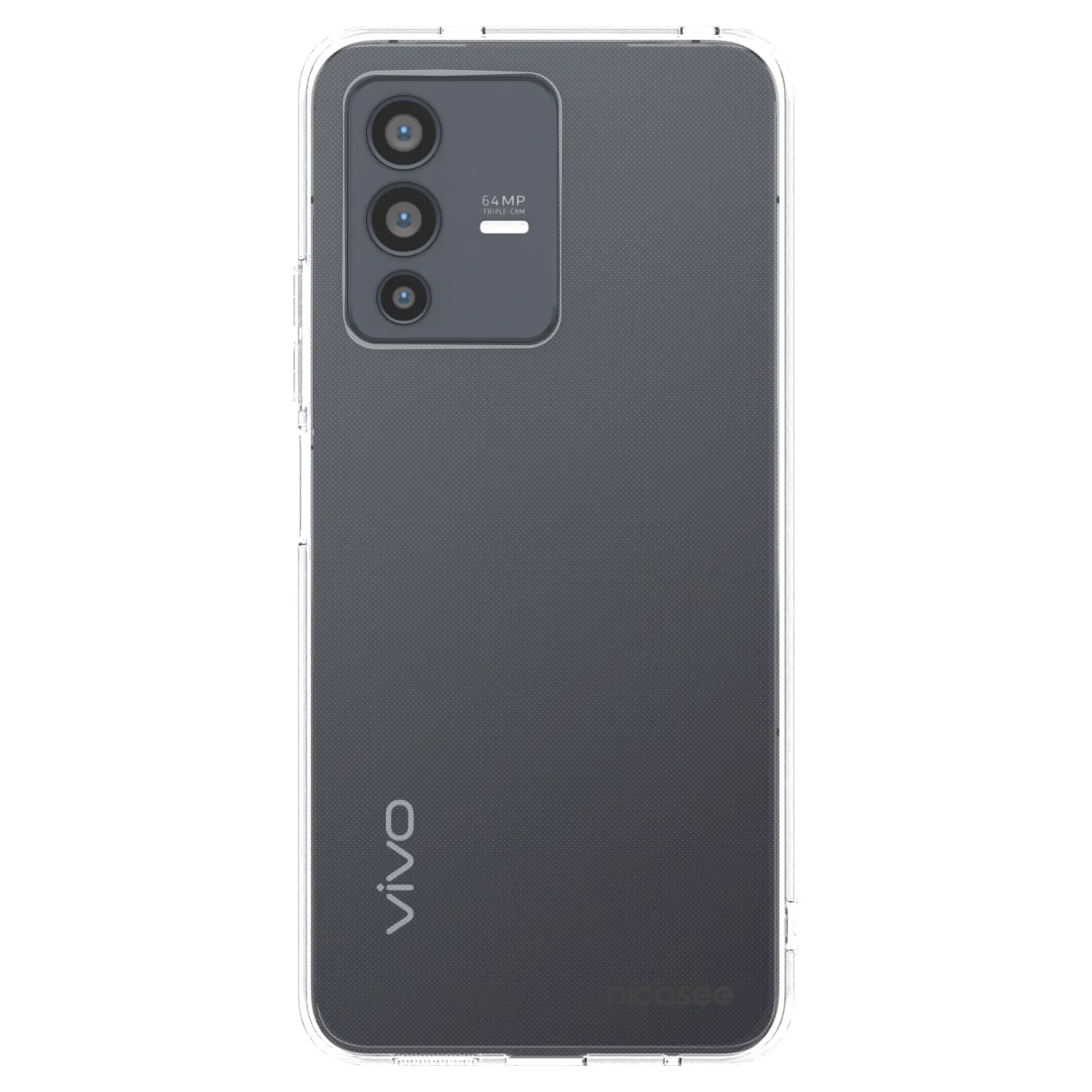 Picasee átlátszó szilikon tok az alábbi mobiltelefonokra Vivo V23 5G - Clear