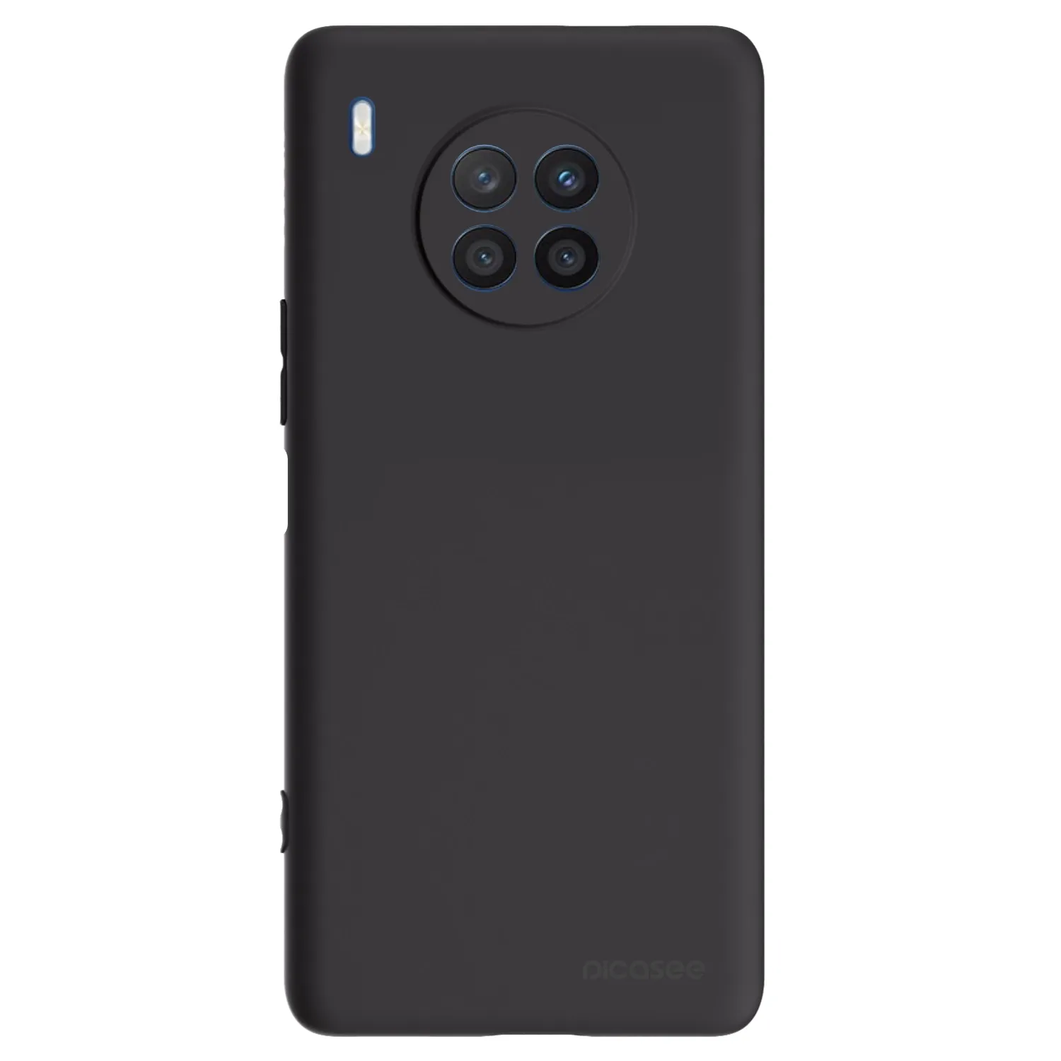 Picasee fekete szilikon tok az alábbi mobiltelefonokra Honor 50 Lite - Clear