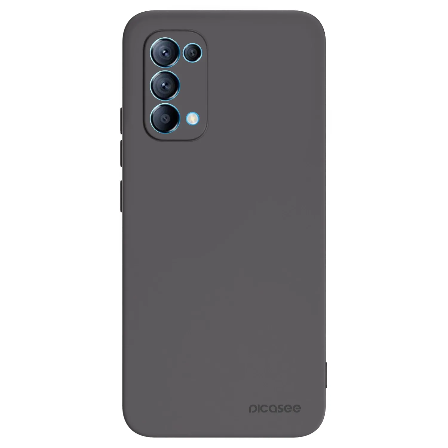 Picasee fekete szilikon tok az alábbi mobiltelefonokra OPPO Reno 5 5G - Clear