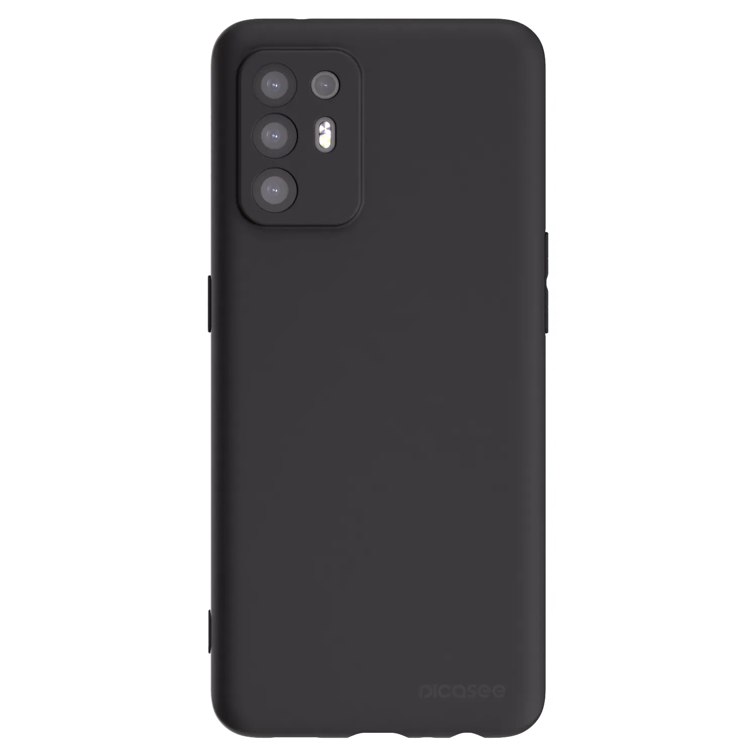 Picasee fekete szilikon tok az alábbi mobiltelefonokra OPPO A94 5G - Clear