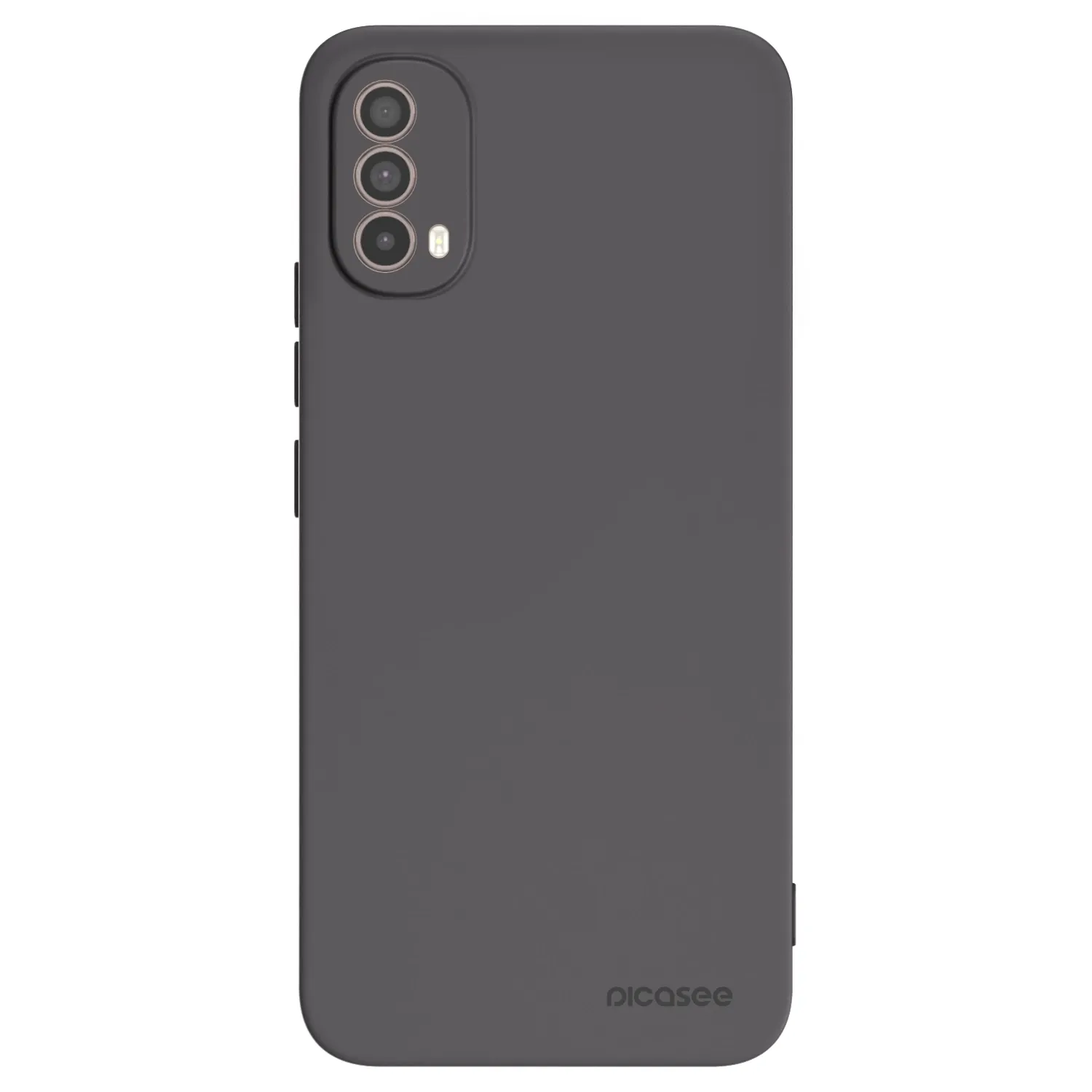Picasee fekete szilikon tok az alábbi mobiltelefonokra Motorola Moto E40 - Clear