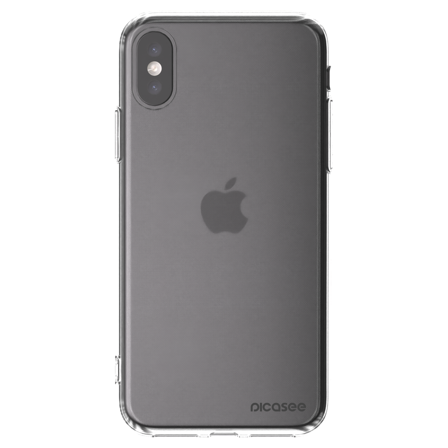 Picasee átlátszó szilikon tok az alábbi mobiltelefonokra Apple iPhone X/XS - Clear