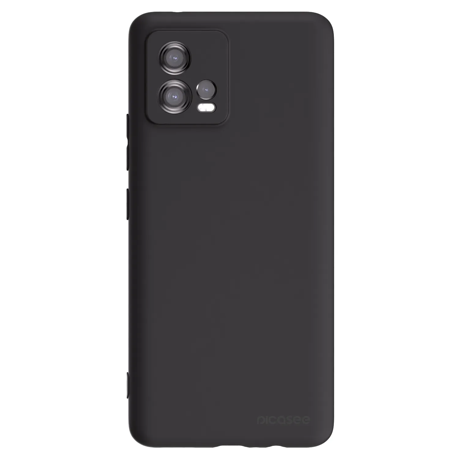 Picasee fekete szilikon tok az alábbi mobiltelefonokra Motorola Moto G72 - Clear