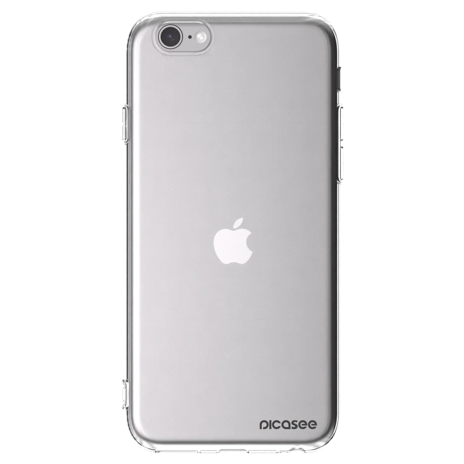 Picasee átlátszó szilikon tok az alábbi mobiltelefonokra Apple iPhone 6/6S - Clear