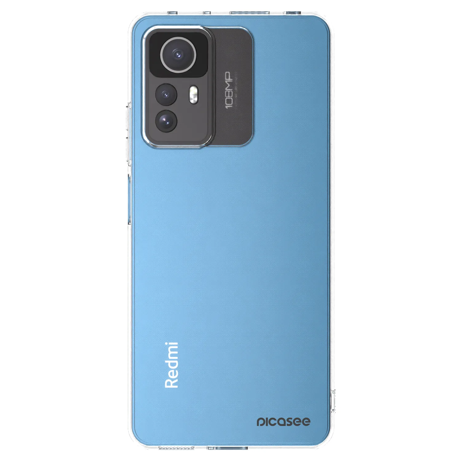 Picasee átlátszó szilikon tok az alábbi mobiltelefonokra Xiaomi Redmi Note 12S - Clear