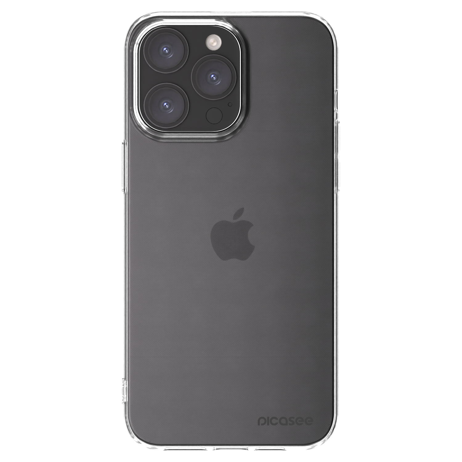 Picasee átlátszó szilikon tok az alábbi mobiltelefonokra Apple iPhone 15 Pro Max - Clear