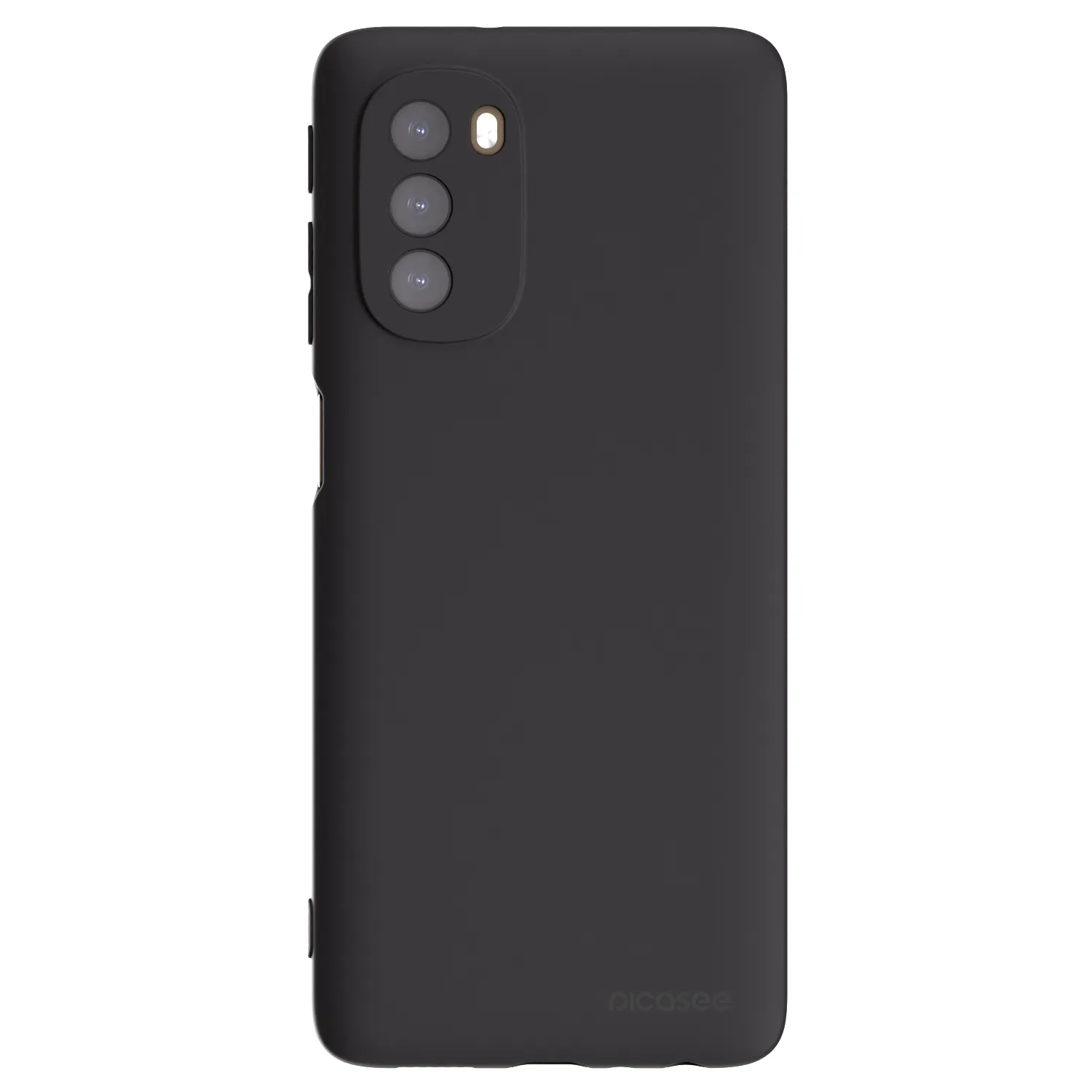 Picasee fekete szilikon tok az alábbi mobiltelefonokra Motorola Moto G51 - Clear