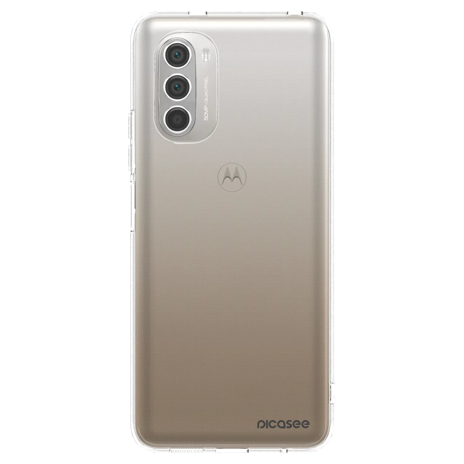 Picasee átlátszó szilikon tok az alábbi mobiltelefonokra Motorola Moto G51 - Clear