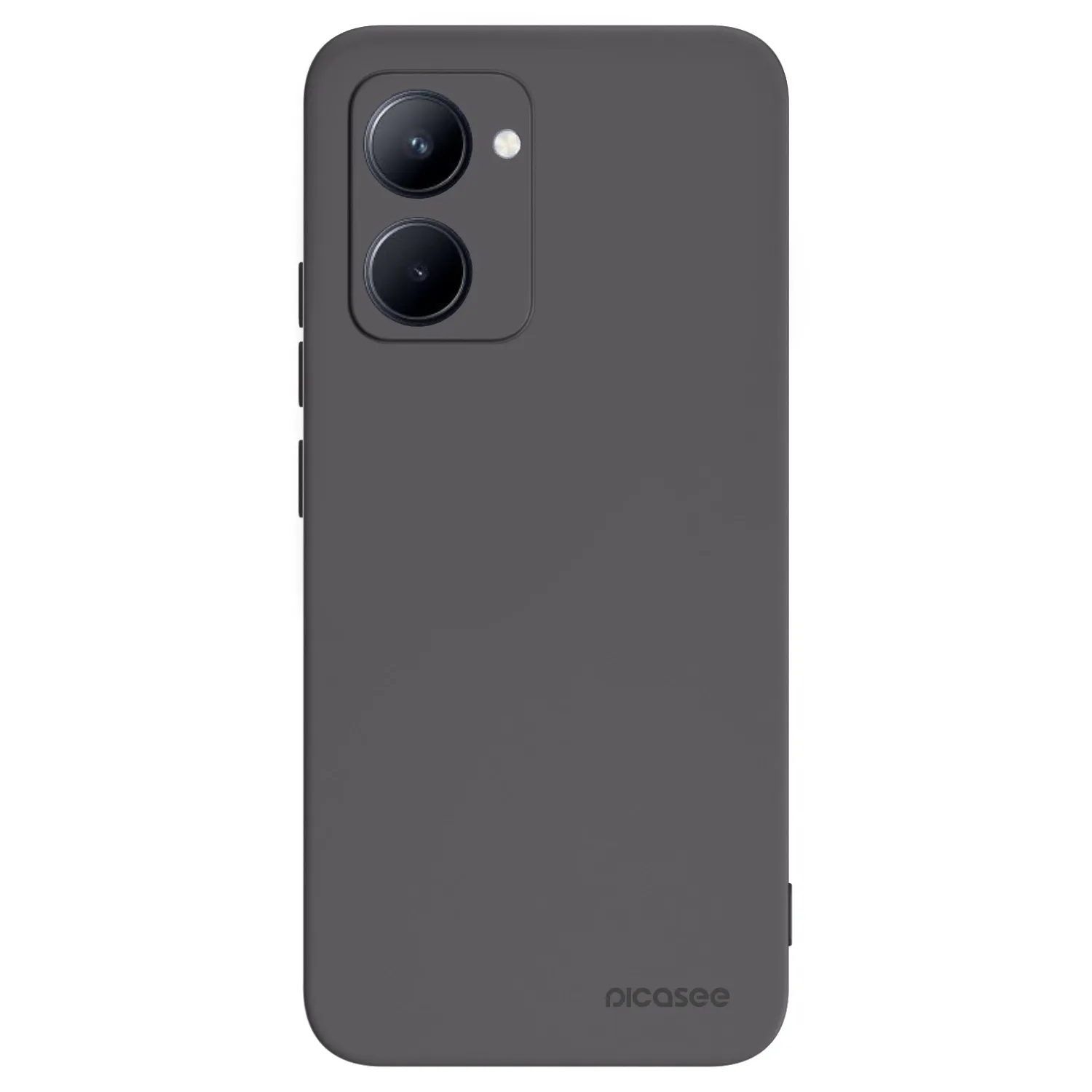 Picasee fekete szilikon tok az alábbi mobiltelefonokra Realme C33 (2023) - Clear