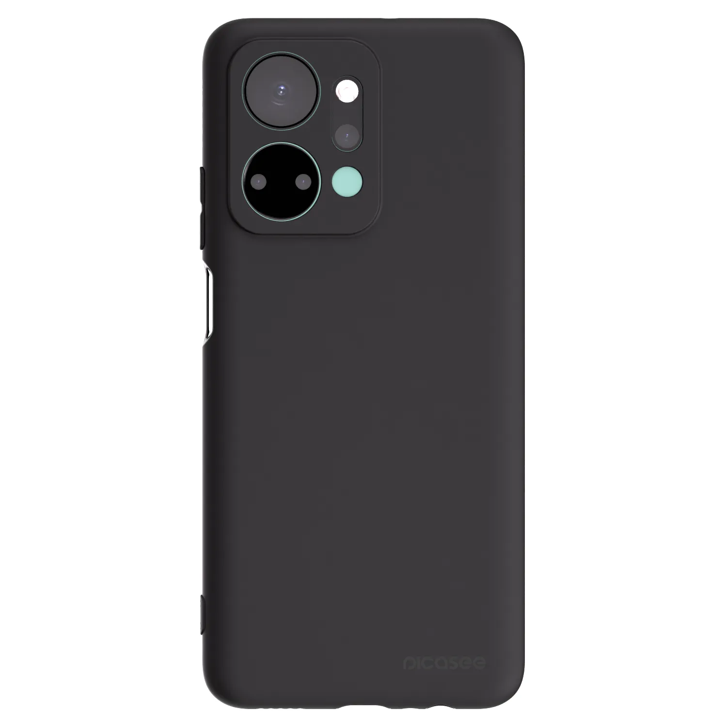 Picasee fekete szilikon tok az alábbi mobiltelefonokra Honor X7a - Clear