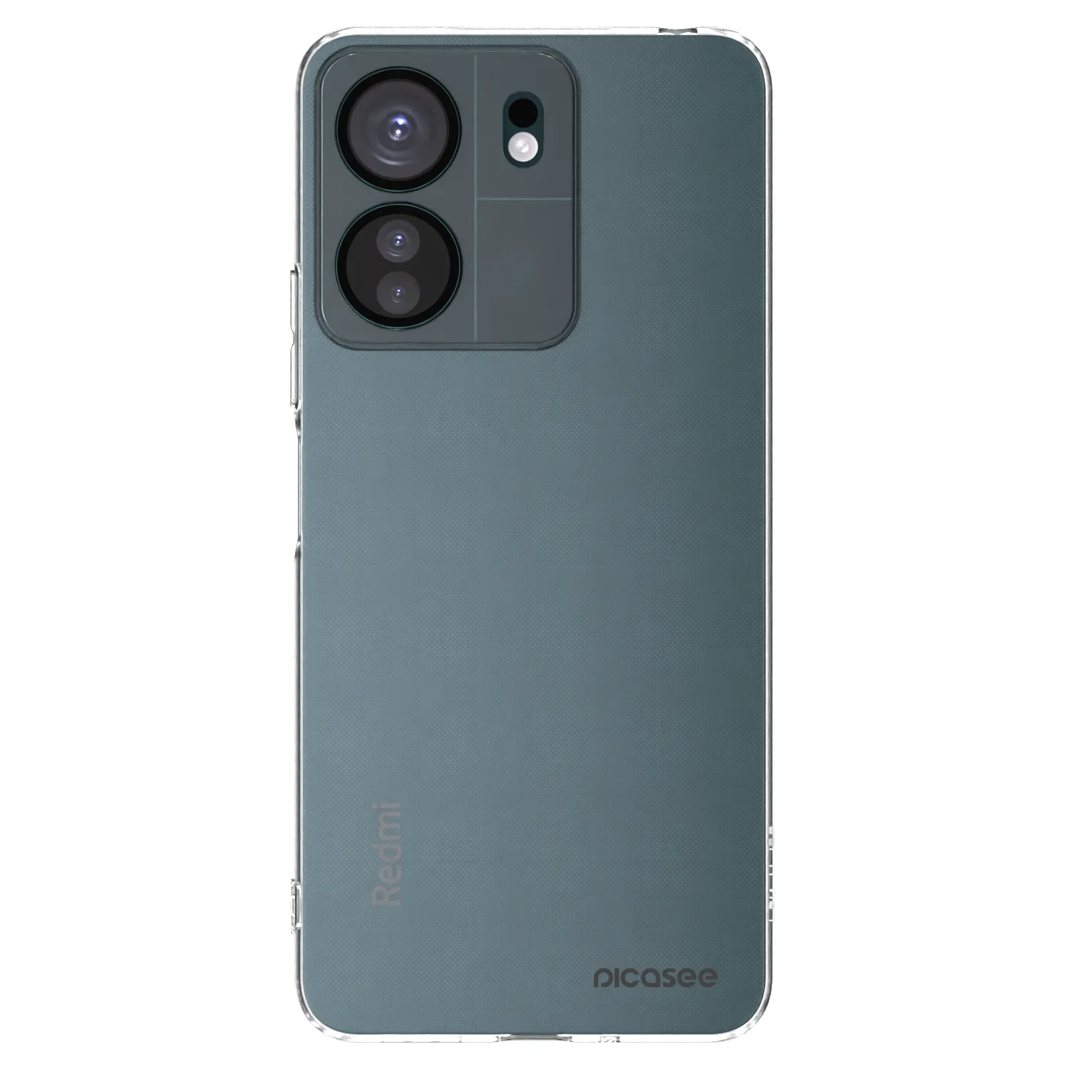 Picasee átlátszó szilikon tok az alábbi mobiltelefonokra Xiaomi Redmi 13C 4G - Clear