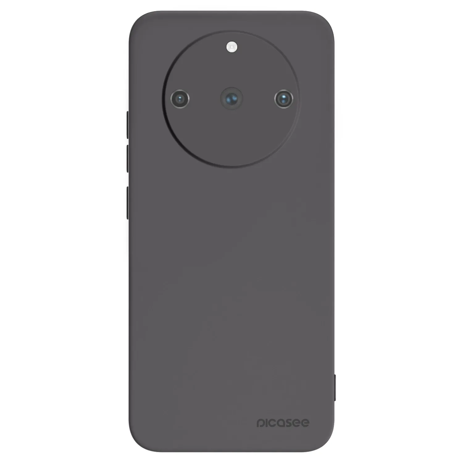 Picasee fekete szilikon tok az alábbi mobiltelefonokra Realme 11 Pro+ - Clear