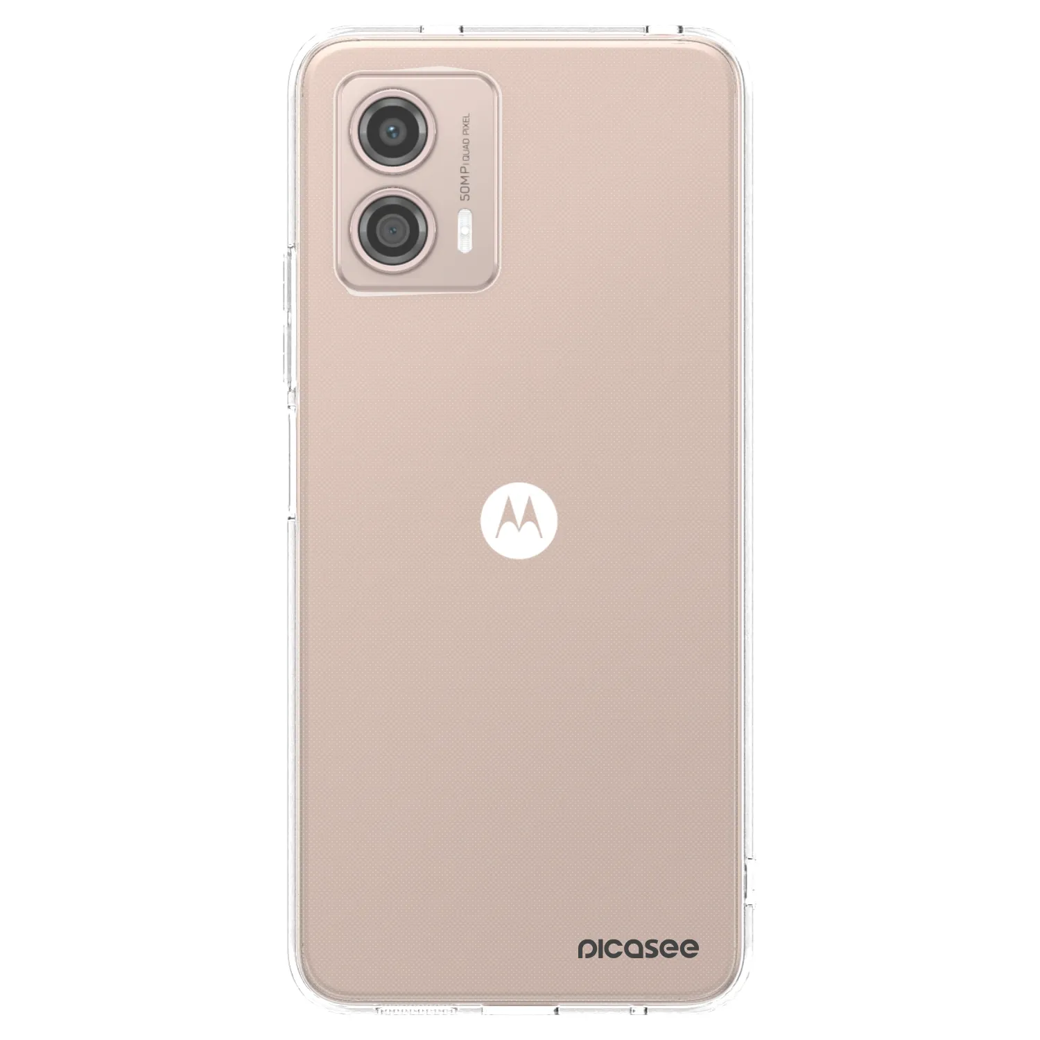 Picasee átlátszó szilikon tok az alábbi mobiltelefonokra Motorola Moto G53 5G - Clear