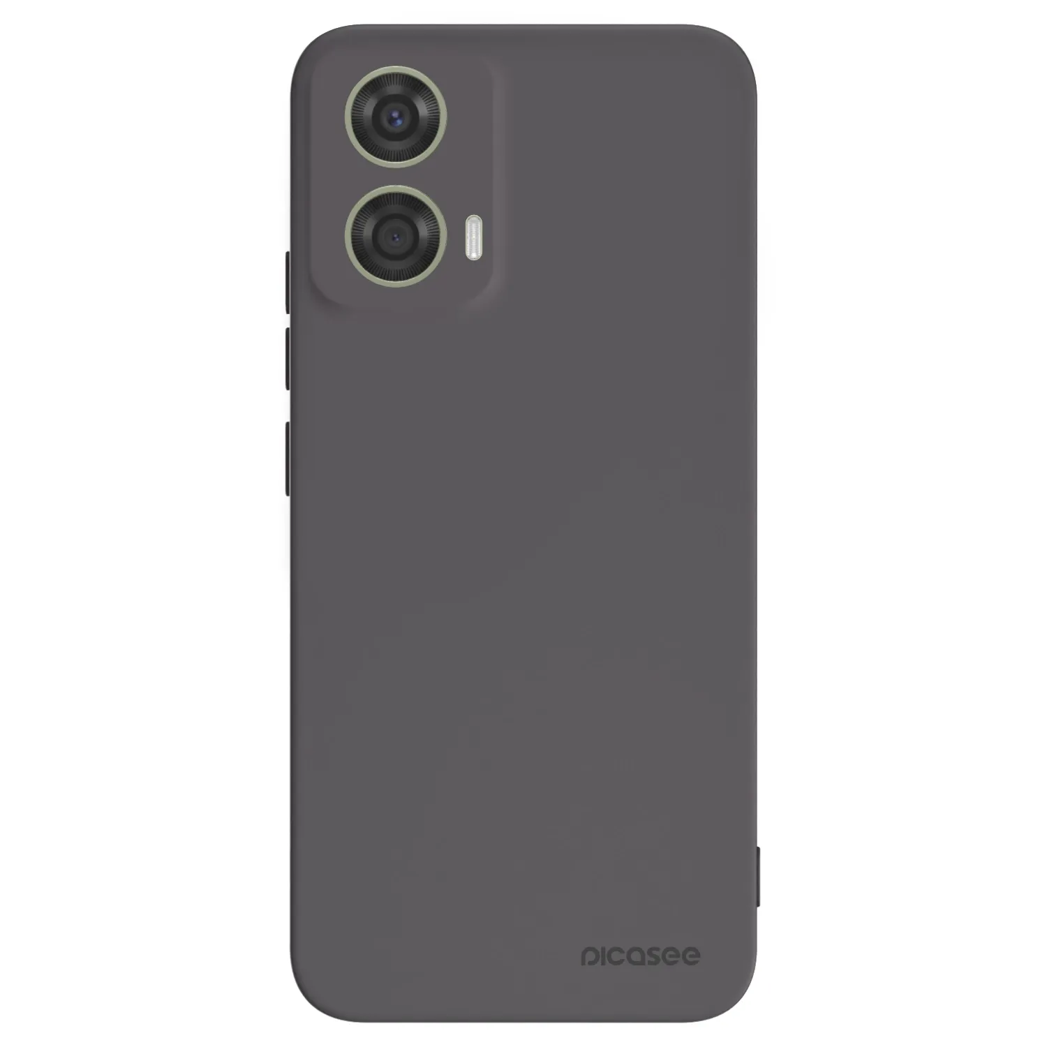 Picasee fekete szilikon tok az alábbi mobiltelefonokra Motorola Moto G24 - Clear