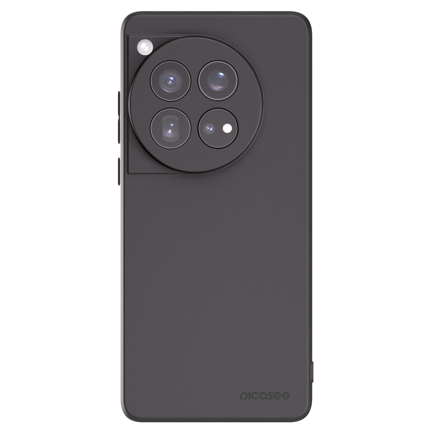 Picasee fekete szilikon tok az alábbi mobiltelefonokra OnePlus 12 5G - Clear