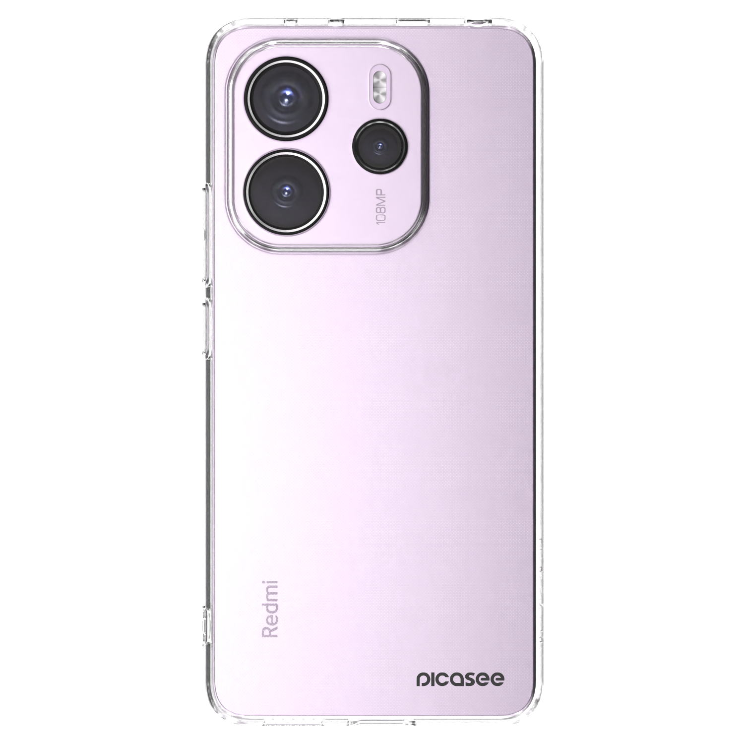 Picasee átlátszó szilikon tok az alábbi mobiltelefonokra Xiaomi Redmi Note 14 4G - Clear