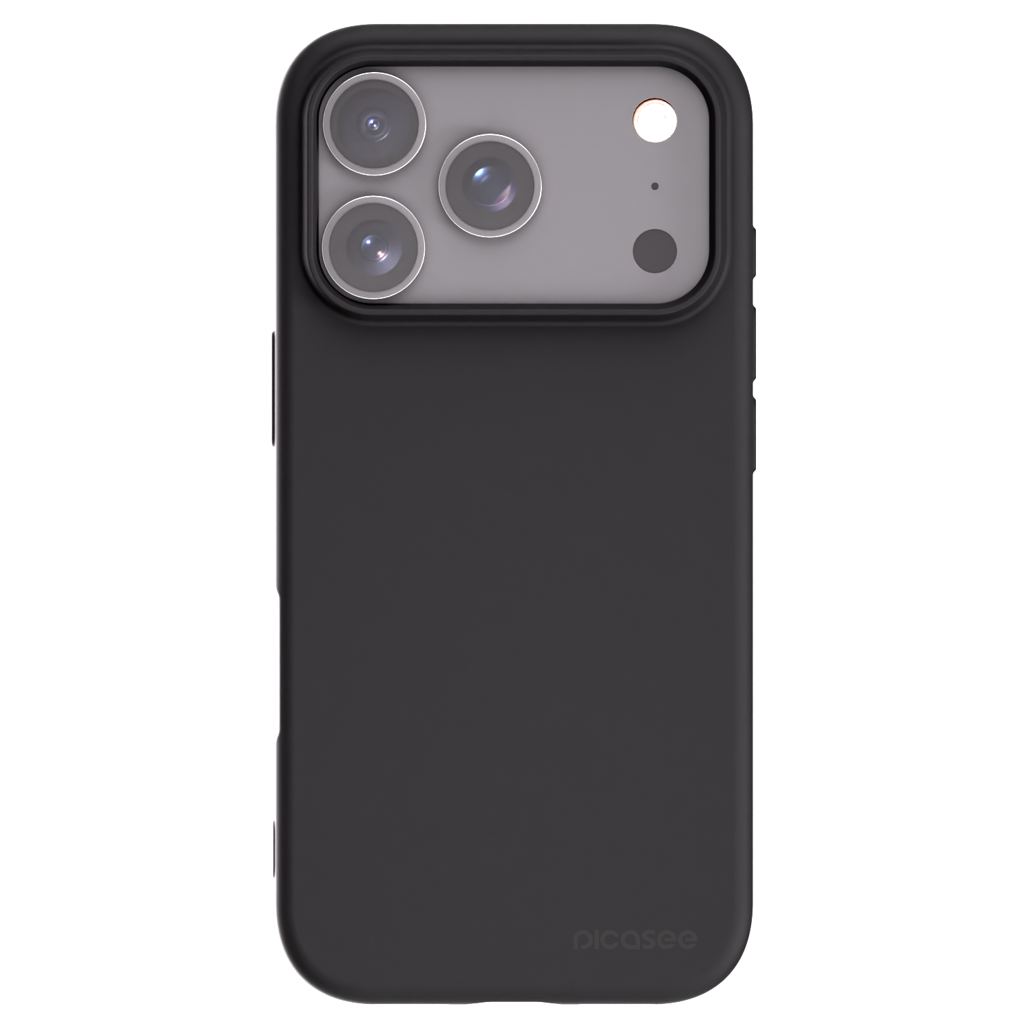 Picasee fekete szilikon tok az alábbi mobiltelefonokra Apple iPhone 17 Pro - Clear