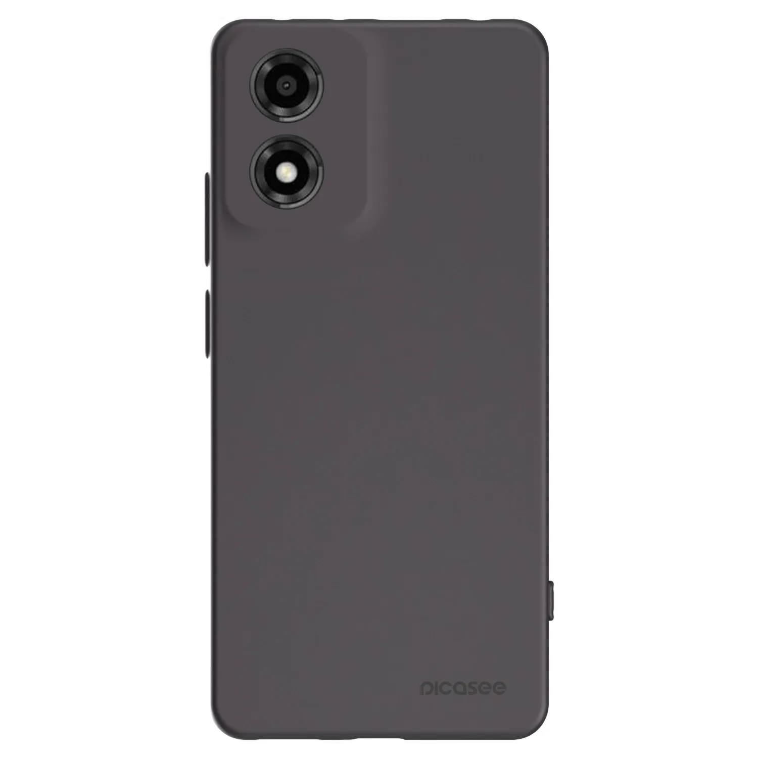 Picasee fekete szilikon tok az alábbi mobiltelefonokra Motorola Moto E14 - Clear