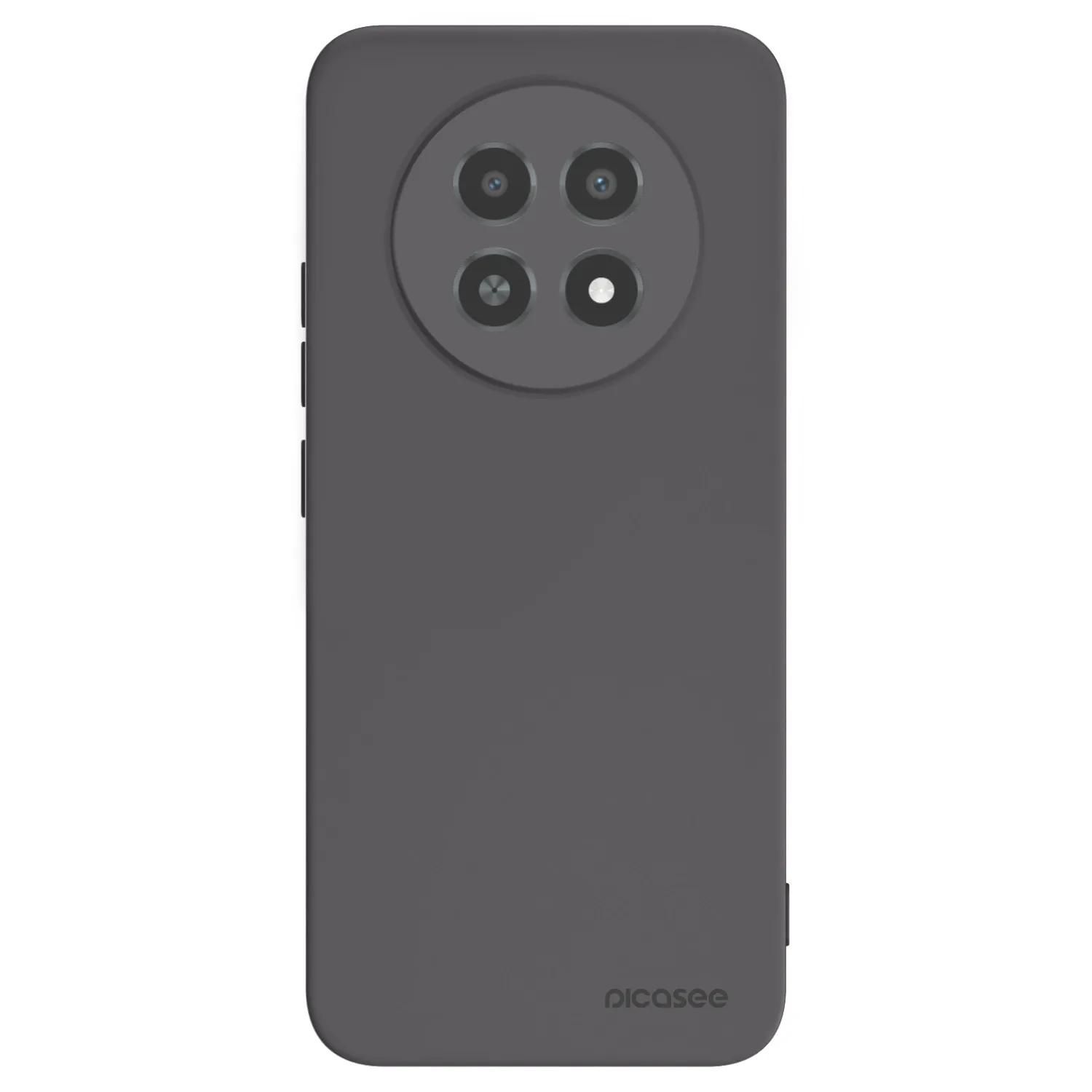 Picasee fekete szilikon tok az alábbi mobiltelefonokra Realme 12X - Clear