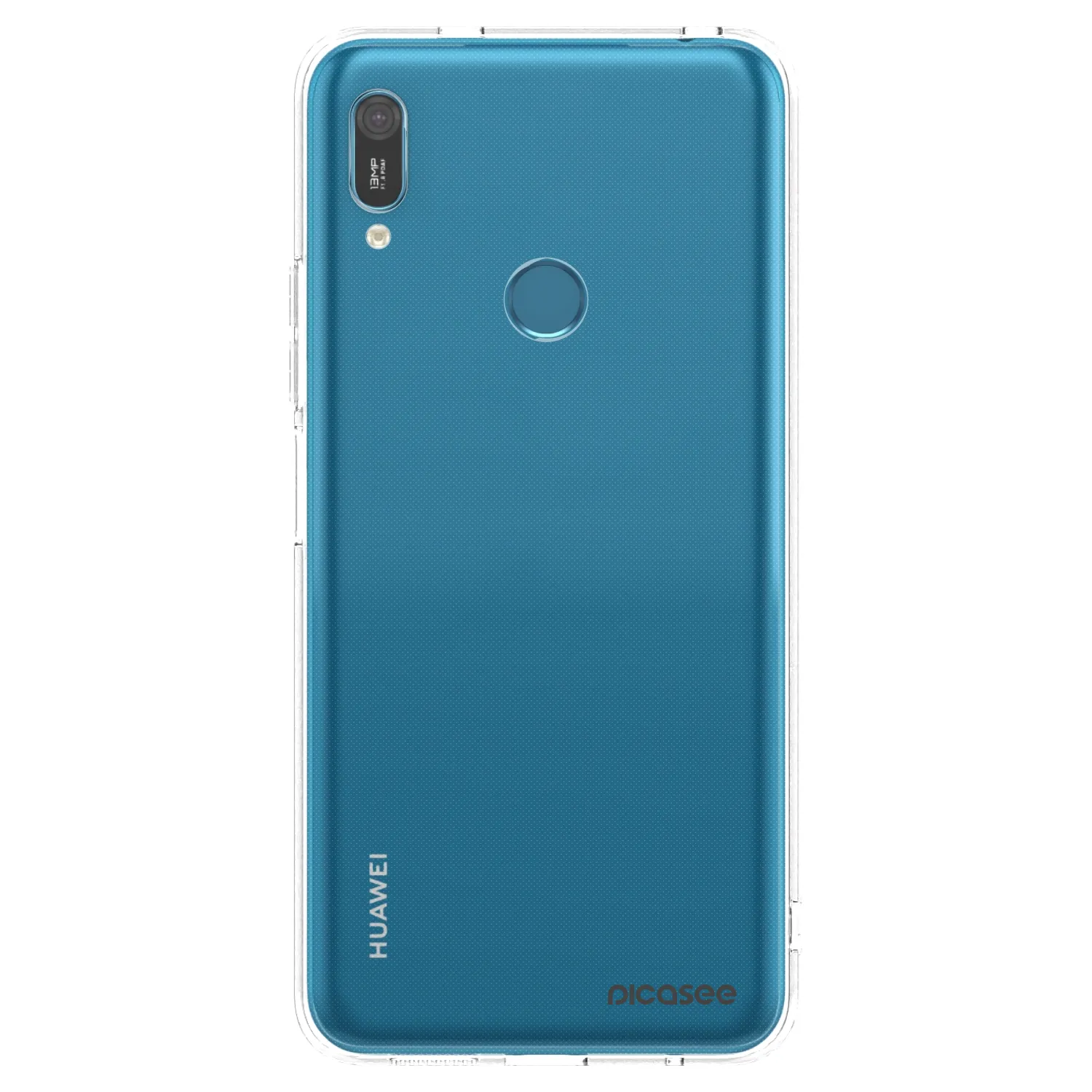Picasee átlátszó szilikon tok az alábbi mobiltelefonokra Huawei Y6 2019 - Clear