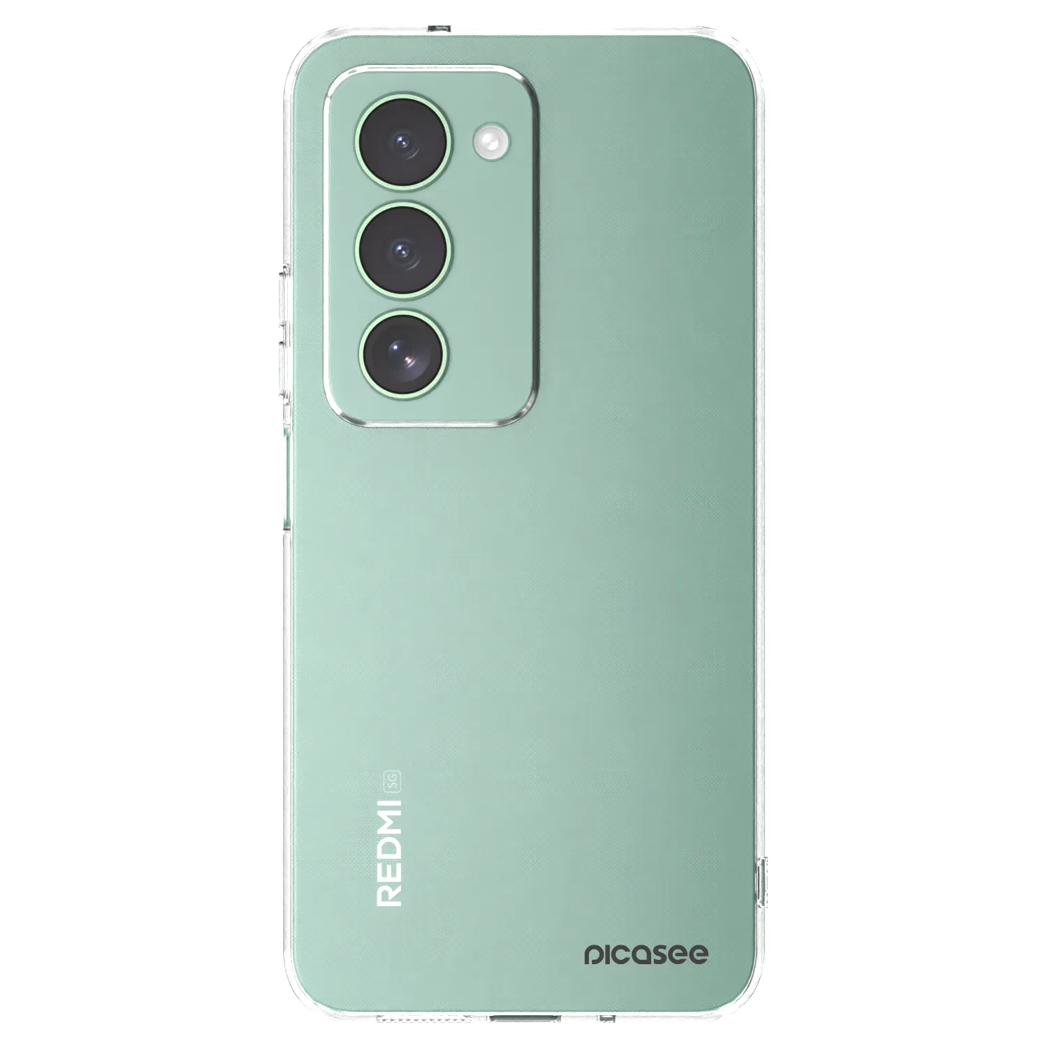 Picasee átlátszó szilikon tok az alábbi mobiltelefonokra Xiaomi Redmi 15 5G - Clear