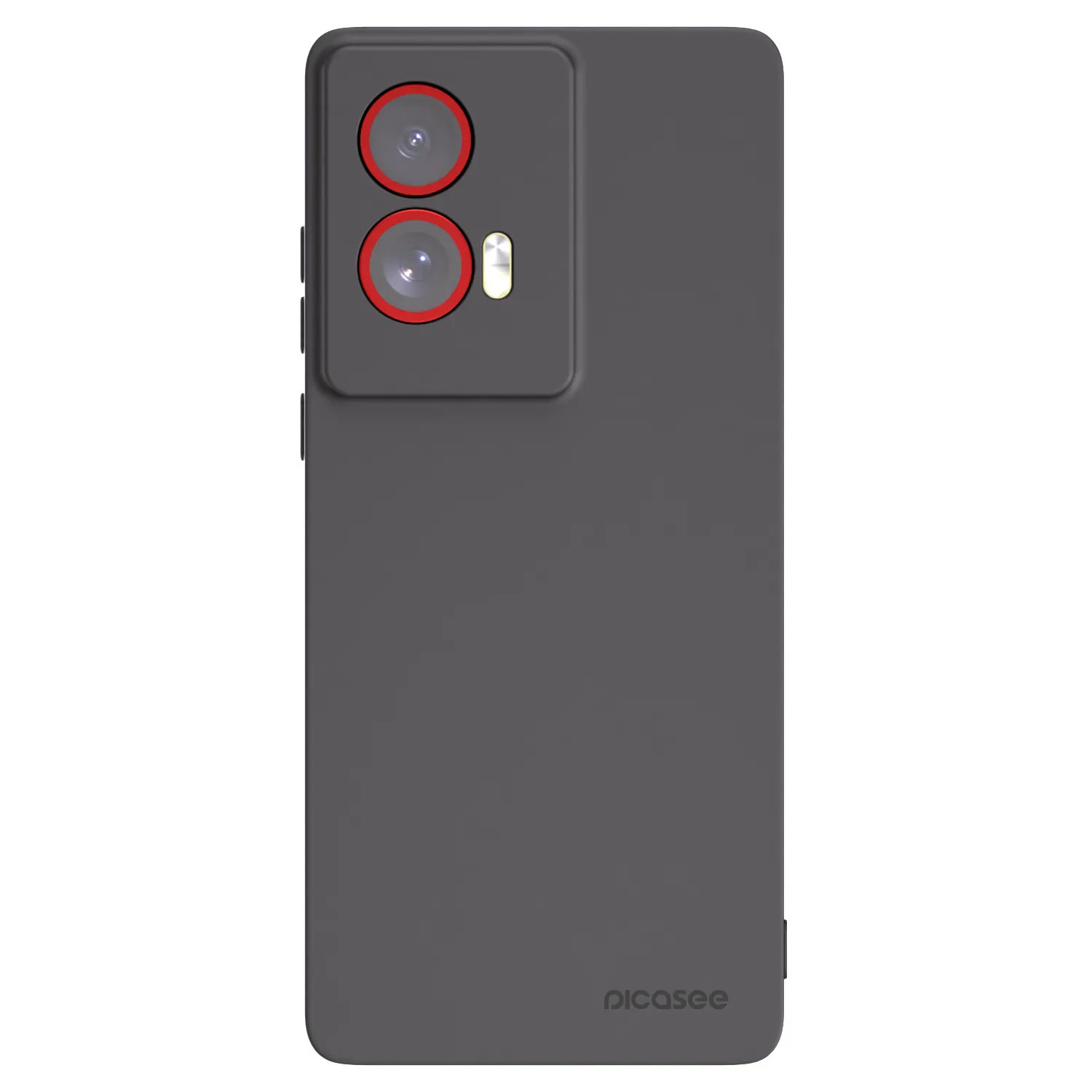 Picasee fekete szilikon tok az alábbi mobiltelefonokra Motorola Edge 50 Fusion - Clear