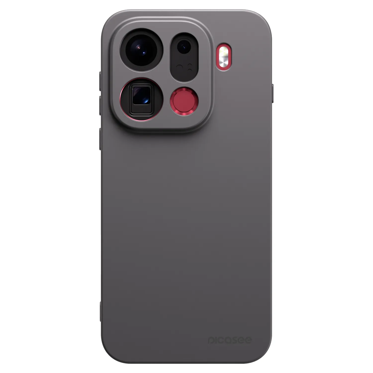 Picasee fekete szilikon tok az alábbi mobiltelefonokra OPPO Find X9 Pro - Clear