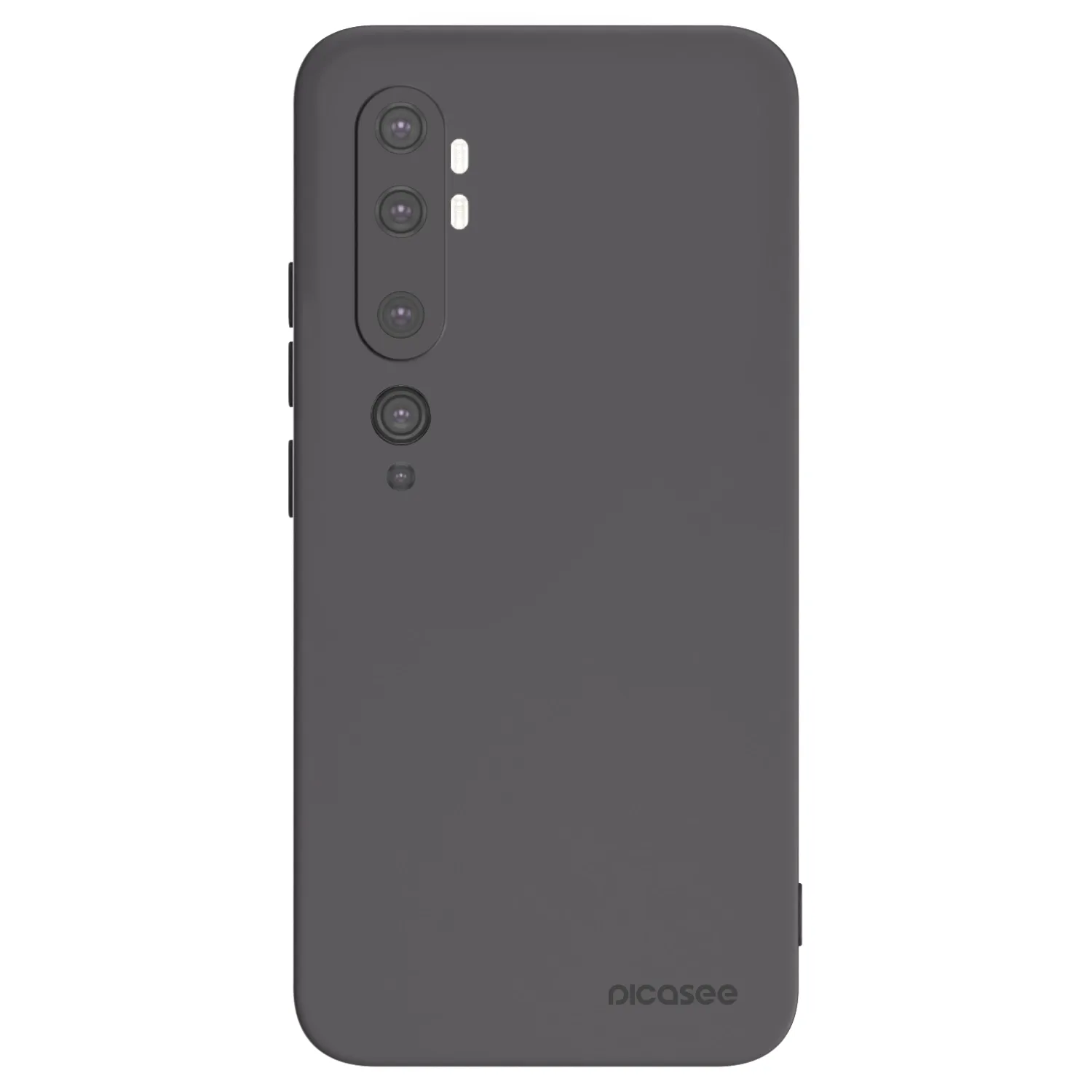 Picasee fekete szilikon tok az alábbi mobiltelefonokra Xiaomi Mi Note 10 (Pro) - Clear