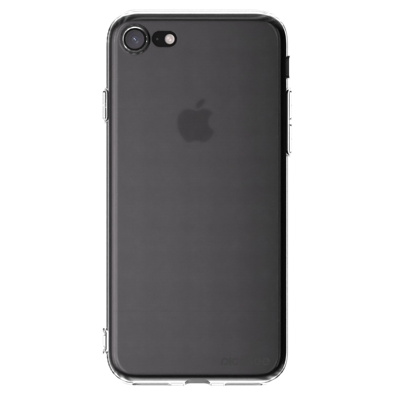 Picasee átlátszó szilikon tok az alábbi mobiltelefonokra Apple iPhone SE 2020 - Clear