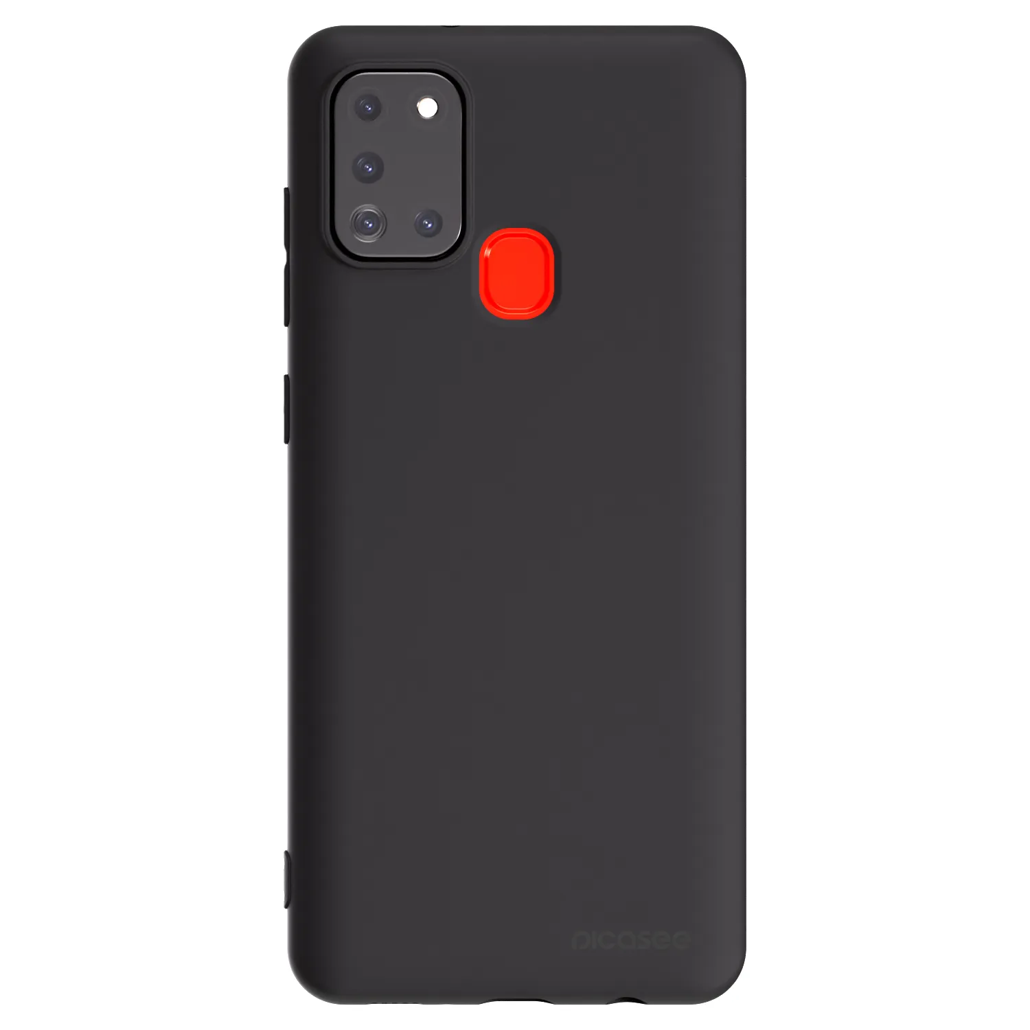Picasee fekete szilikon tok az alábbi mobiltelefonokra Samsung Galaxy A21s - Clear