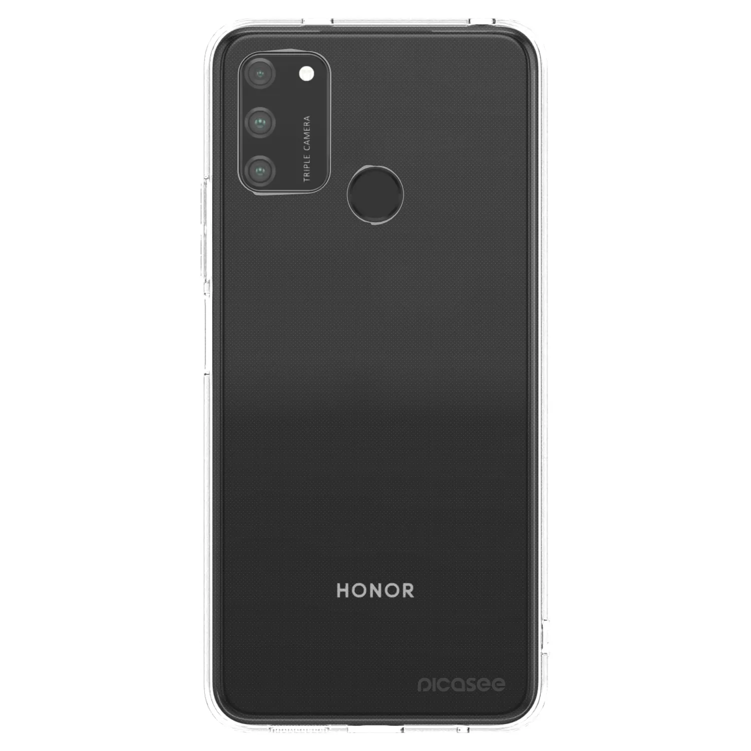 Picasee átlátszó szilikon tok az alábbi mobiltelefonokra Honor 9A - Clear