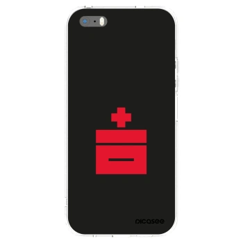 Picasee átlátszó szilikon tok az alábbi mobiltelefonokra Apple iPhone 5/5S/SE - Le Plastenciaga