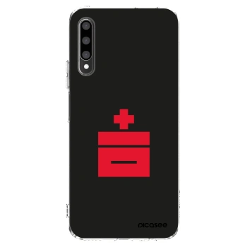 Picasee átlátszó szilikon tok az alábbi mobiltelefonokra Honor 9X Pro - Le Plastenciaga