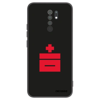 Picasee fekete szilikon tok az alábbi mobiltelefonokra Xiaomi Redmi 9 - Le Plastenciaga