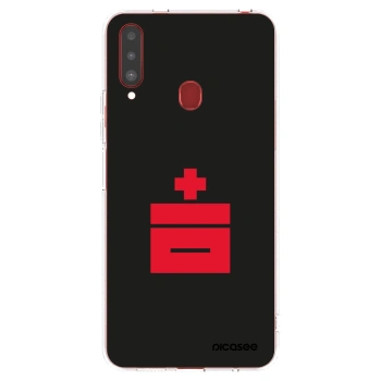 Picasee átlátszó szilikon tok az alábbi mobiltelefonokra Samsung Galaxy A20s - Le Plastenciaga