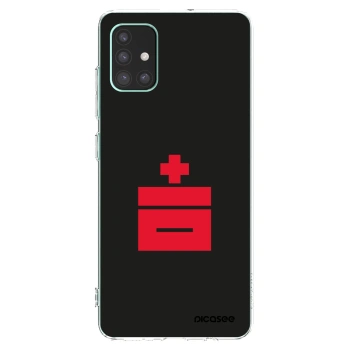 Picasee átlátszó szilikon tok az alábbi mobiltelefonokra Samsung Galaxy M51 M515F - Le Plastenciaga