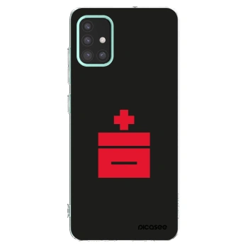 Picasee átlátszó szilikon tok az alábbi mobiltelefonokra Samsung Galaxy M31s - Le Plastenciaga