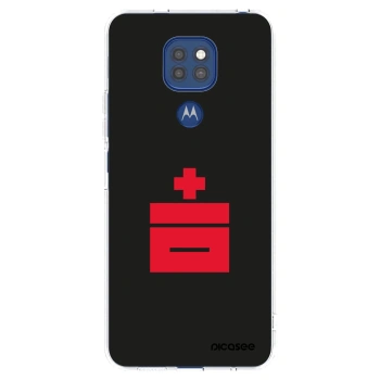 Picasee átlátszó szilikon tok az alábbi mobiltelefonokra Motorola Moto G9 Play - Le Plastenciaga