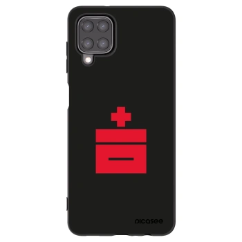 Picasee fekete szilikon tok az alábbi mobiltelefonokra Samsung Galaxy M12 M127F - Le Plastenciaga